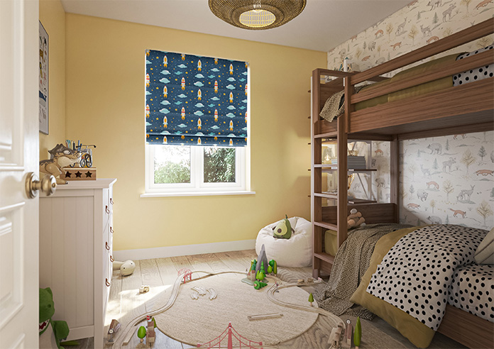 Blast Off, Spacebound - Roman Blind - Image 6